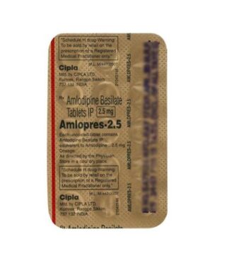 AMLOPRES 2.5mg Tablet 15's