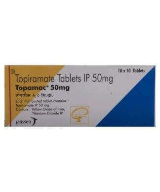 Topamac 50mg Tablet 10's