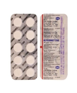 Glycomet 250mg Tablet 10's