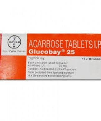 GLUCOBAY 25mg Tablet 10's