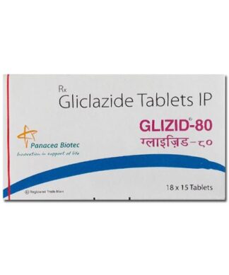 GLIZID 80mg Tablet 15's