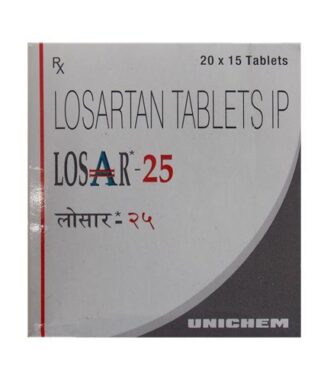 Losar 25mg Tablet 15's