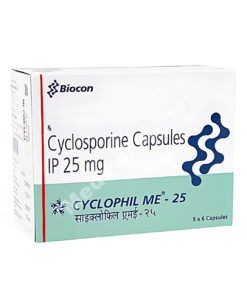 CYCLOPHIL ME 25mg Capsule 5's