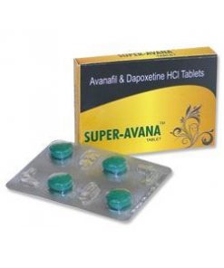 Super Avana: Avanafil + Dapoxetine(100+60)mg