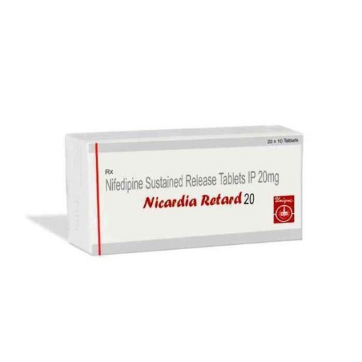 Nicardia Retard 20 Mg