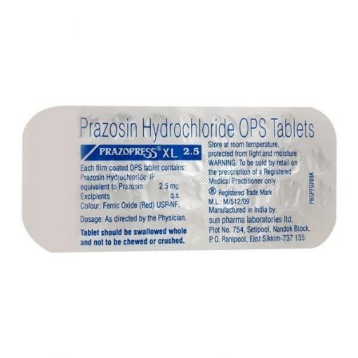 Prazopress Xl 2.5 Mg
