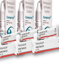 Careprost Combo Pack with A Ret Gel .1%.