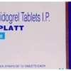 Clopidogrel 75mg Deplatt Tablet 10's