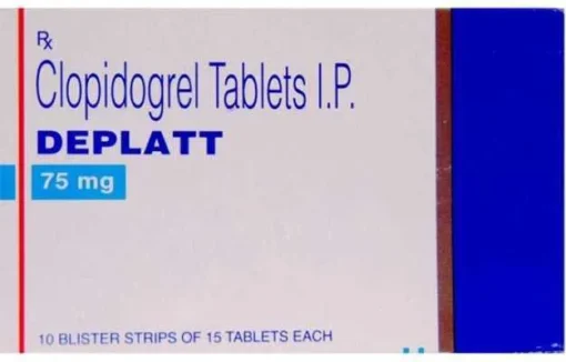 Clopidogrel 75mg Deplatt Tablet 10's