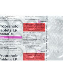 Inderal 40 Tablet..